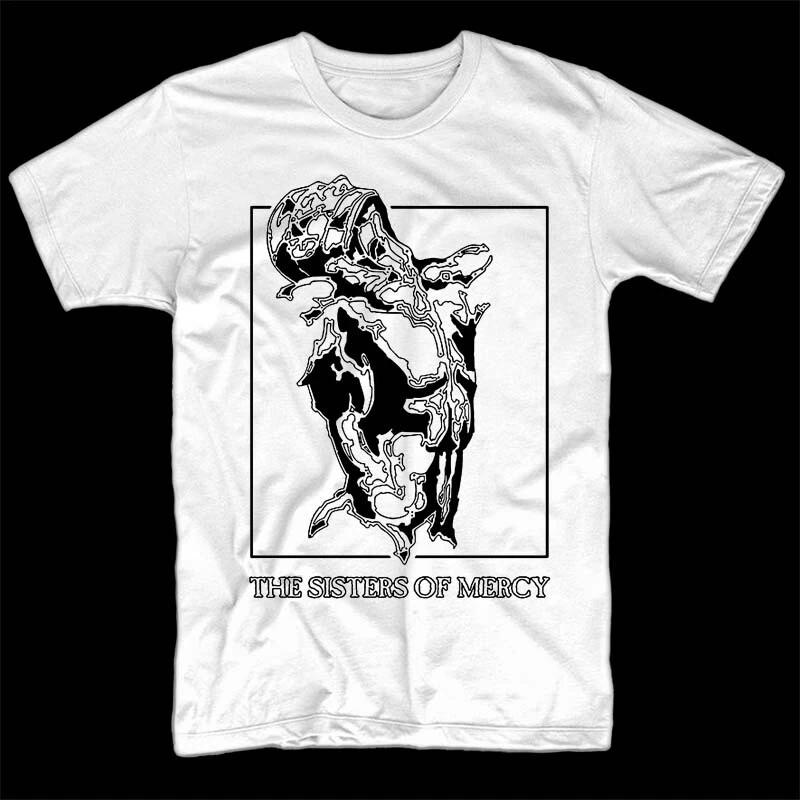 The Sisters Of Mercy Alice T shirt BLACK WHITE all sizes S-5XL