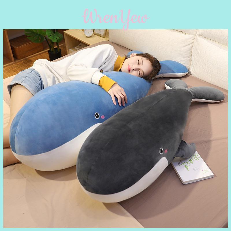 Premium Quality Plush Whale Shark Dolphin Stuffed Animal With Removable Cover 1 Meter