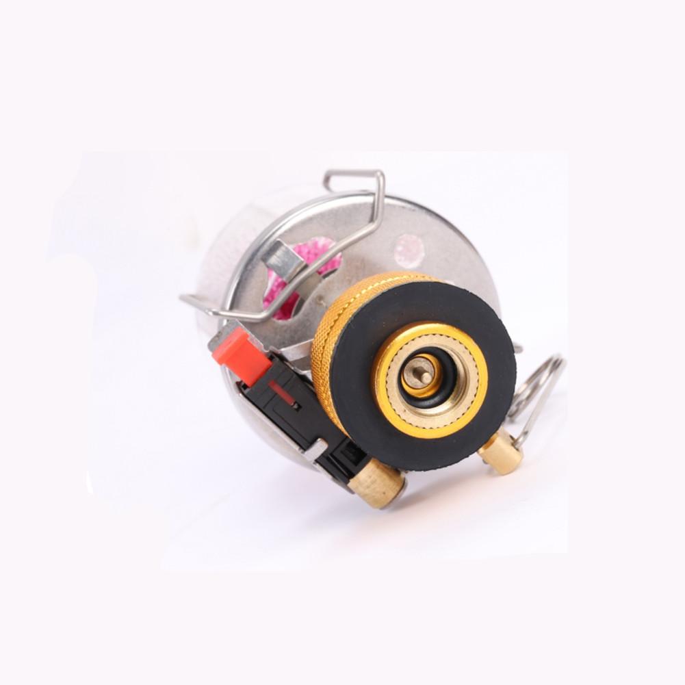 Camping Mini Portable Camping Lantern Gas Light Tent Lamp Torch Hanging Glass Lamp Travel Gas Stove