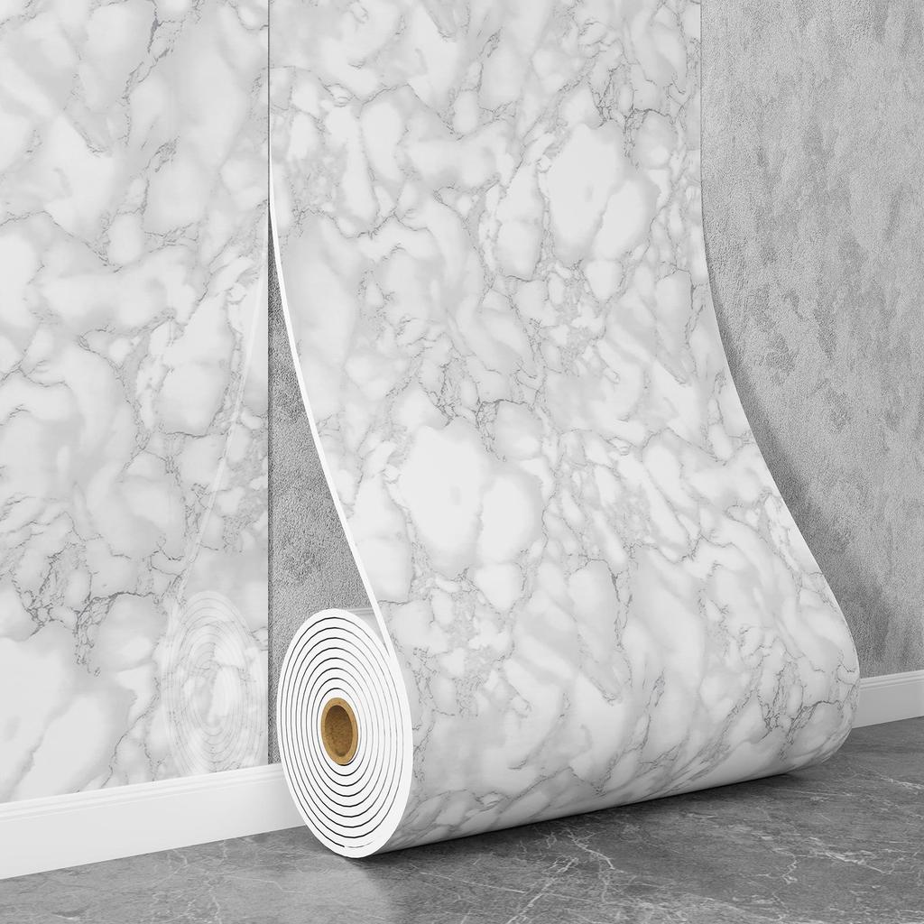Самоклеящаяся водостойкая настенная наклейка под мрамор для ванной комнаты, гостиной, кухни и ТВ-зоны.