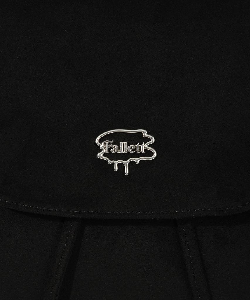 Fallett Замшевый Маленький Рюкзак Черный