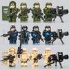Building Block Military Minifigures Police Special Forces Minifigures Assemble Toys Year-Old Boy Birthday Model