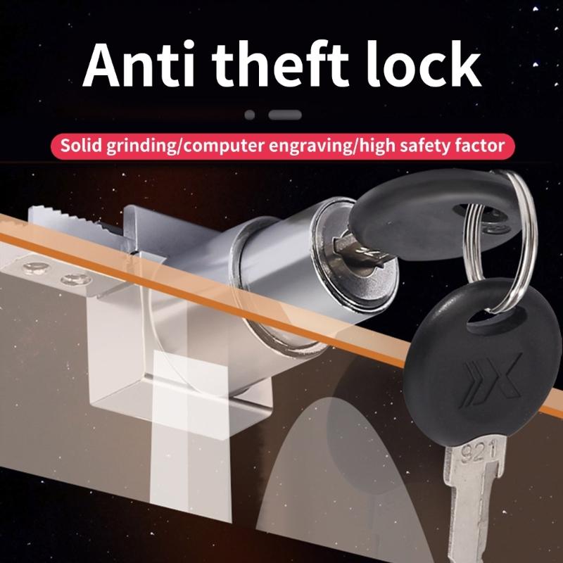 4 шт. плунжерный нажимной замок с ключом для раздвижной стеклянной двери витрины навесной стеклянный шкафчик замок для двери 5 мм-8 мм