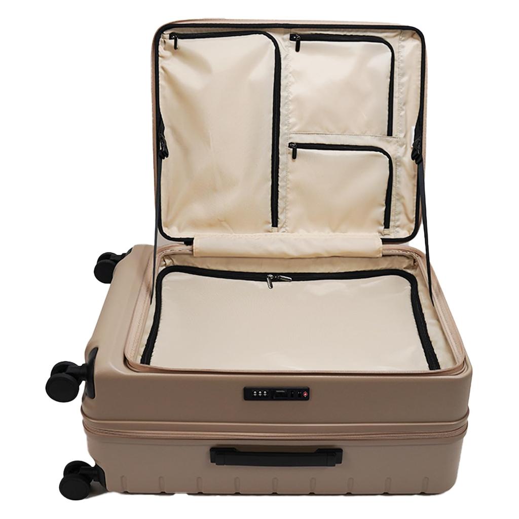 Ace Suitcase M Size 5 Nights 6 Days 6 Nights 7 Days Capacity Expansion Function Front Open 4kg Carry Case Carry Bag Escalera 62L/71L No.05652