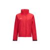Тканая тренировочная повседневная куртка с воротником-стойкой, женская куртка красного цвета 21600410-600
