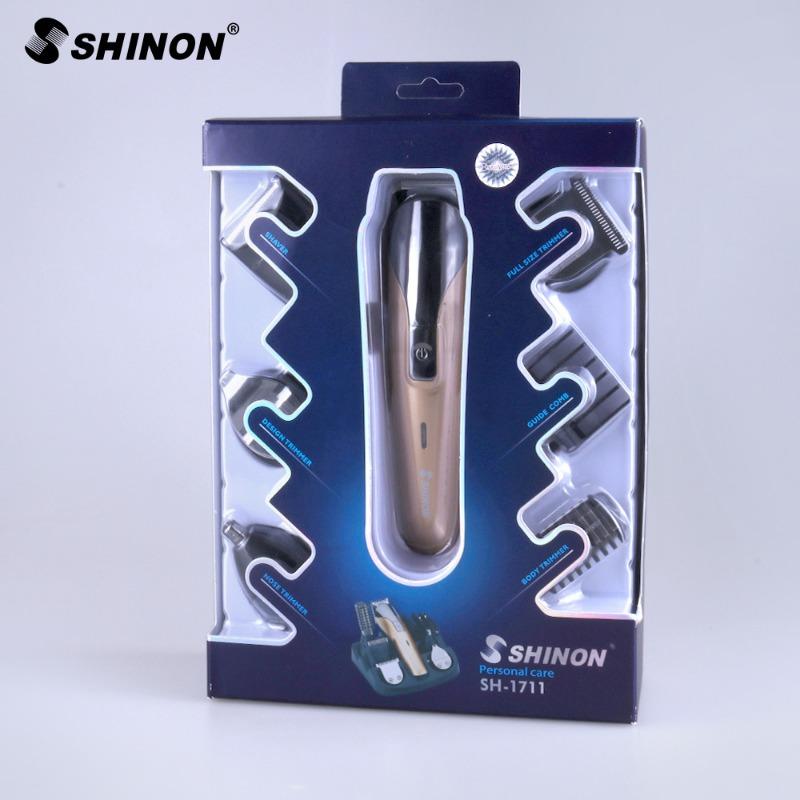 New multifunctional hair clipper retro oil head electric clipper 6 in 1 multifunctional hair clipper set rechargeable electric clipper