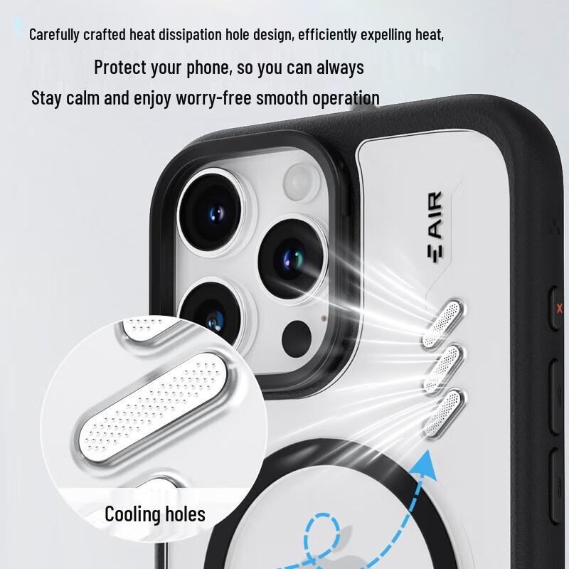 Blue Gorilla iPhone 16 Pro Magnetic Stand Case with AI Button & Lens Protection