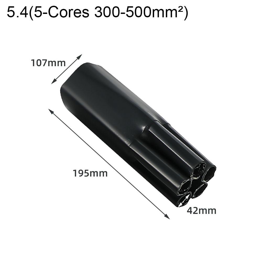 New 2/3/4/5/Core Heat Shrink Wrap Tube With Glue Waterproof Insulation Sleeve Black Separate Branch Splitter