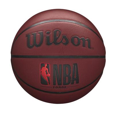 Wilson Баскетбольный мяч NBA FORGE Размер 6 Диаметр Малиновый WTB8201XB06, Для зала/улицы, / Прибл.. 23,2 см,