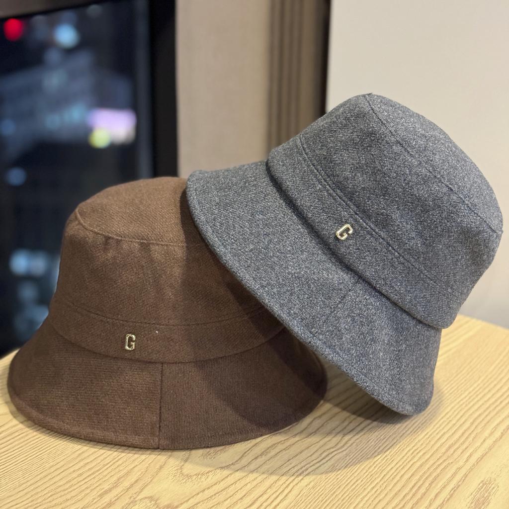 Autumn and Winter Fisherman's Hat Women's G Label Comfortable Foldable Warm Basin Hat Literary and Artistic Style Small Face