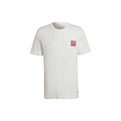 Мужская футболка с короткими рукавами и логотипом Originals Trefoil Off-White HC7160