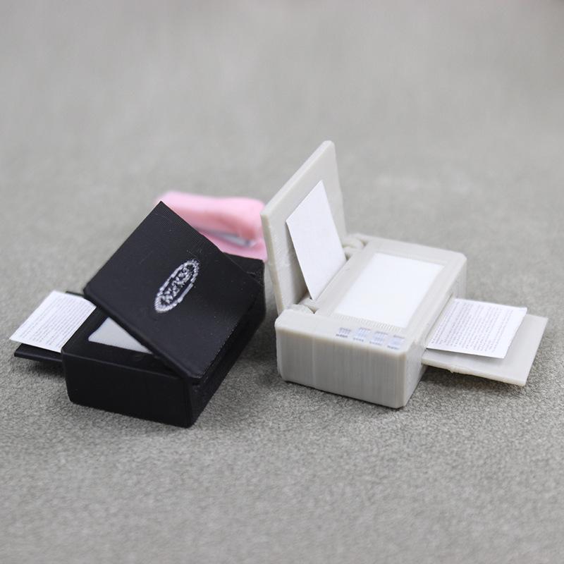 1:12 Миниатюрных реквизитов для офисной сцены - Реалистичная модель принтера для кукол BJD