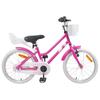 Kids  Bike 18 Inch for Ages 5 7 Dark Pink
