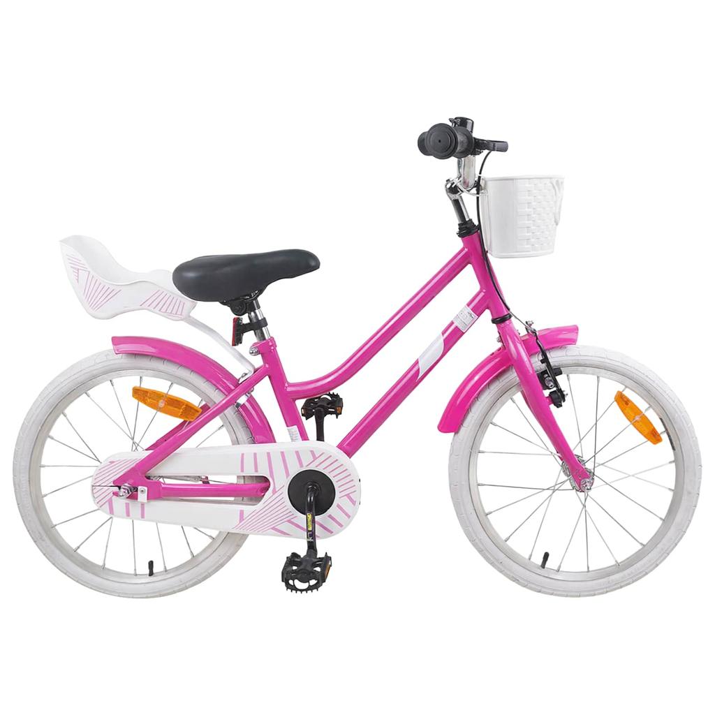 Kids Bike 18 Inch for Ages 5 7 Dark Pink