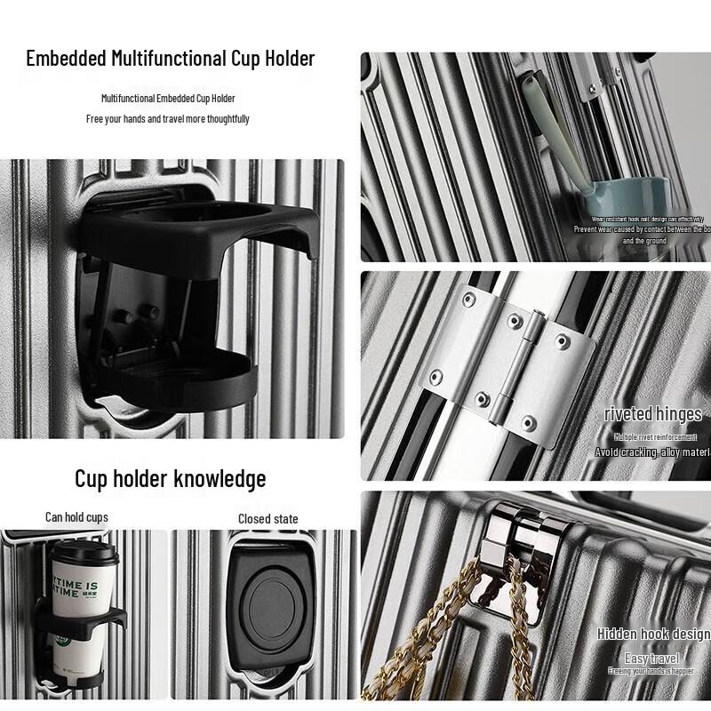 Многофункциональный багаж Shibird 28 дюймов с алюминиевой рамой