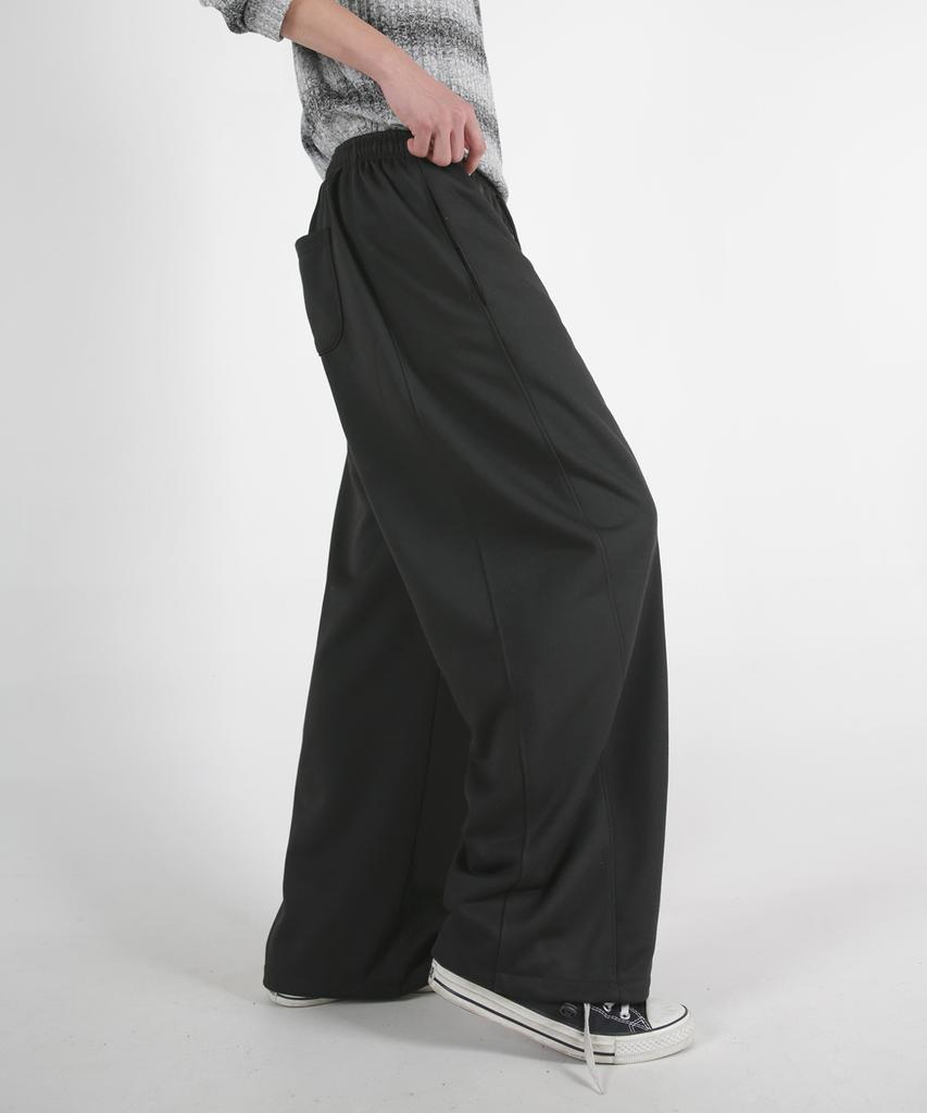 UMM Short/Long Selection Wide Elastic Waist Pants With Hem Drawstring 3 Colors