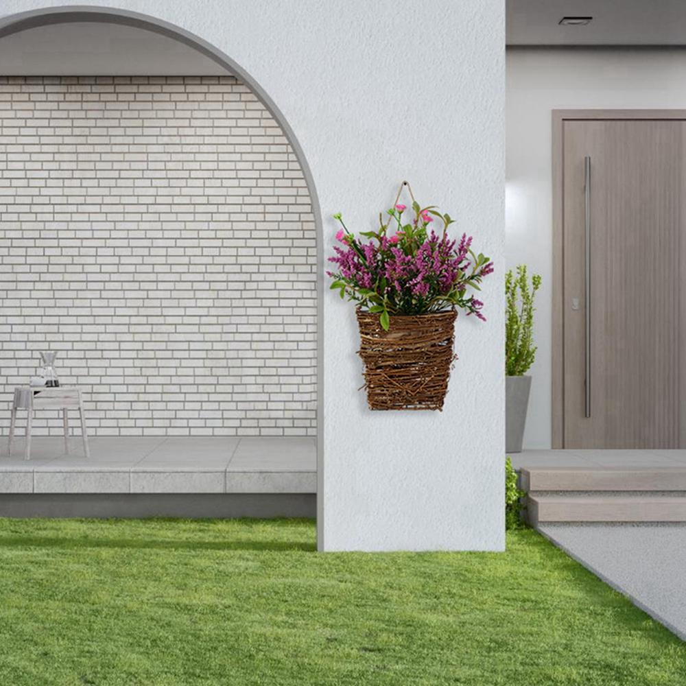 Домашний Открытый Крытый Фестиваль Окна Украшения Полевые Цветы Дверная Подвесная Корзина Венок Цветочный Подвесной Дверной Венок