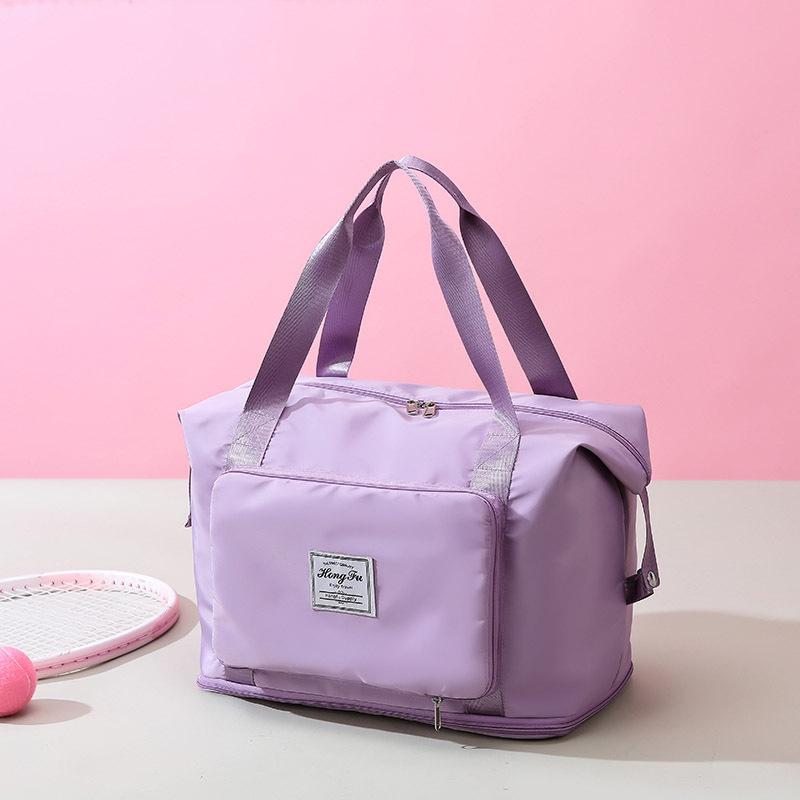 Большая вместимость спортивная сумка через плечо водонепроницаемая багажная сумка универсальная складная дорожная сумка с функцией сухого и влажного разделения фитнес-сумка дорожная сумка