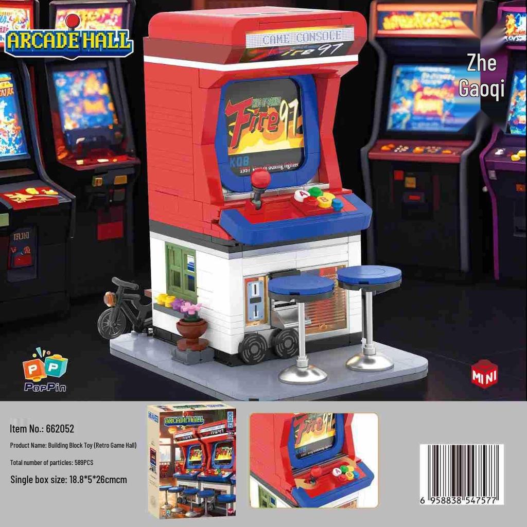 Mini Retro Radio & Fridge Washing Machine Building Blocks Toys - Compatible with Lego, Great Gift for Girls