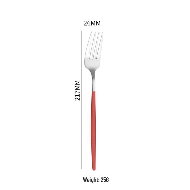 Набор ложек и вилок из португальской титановой позолоченной нержавеющей стали