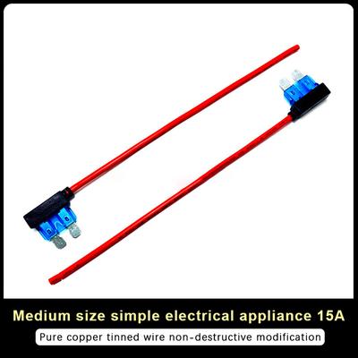 Micro Standard Atm Apm Blade Mini Medium Простое защитное устройство 10A 15A 20A Автомобильный держатель предохранителя Адаптер для крана с добавлением цепи