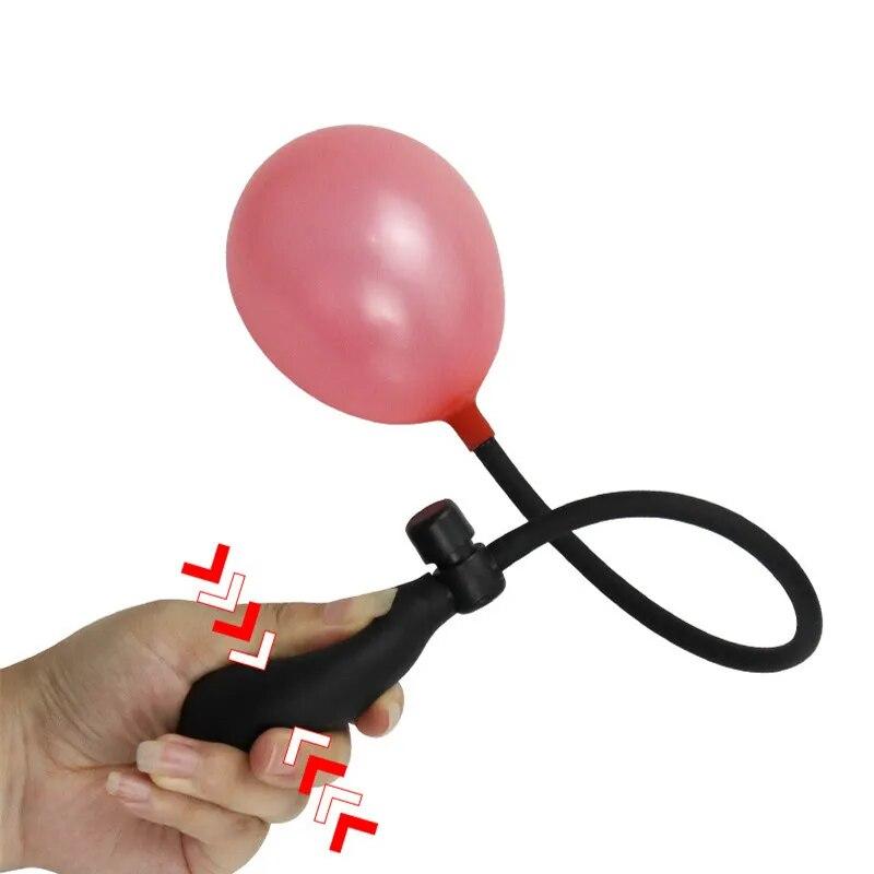 New Inflatable Anal Butt Plug Expandable Dilator Prostate Massager Easy Insert Anus Extender Buttplug Sex Toys For Man Woman Gay