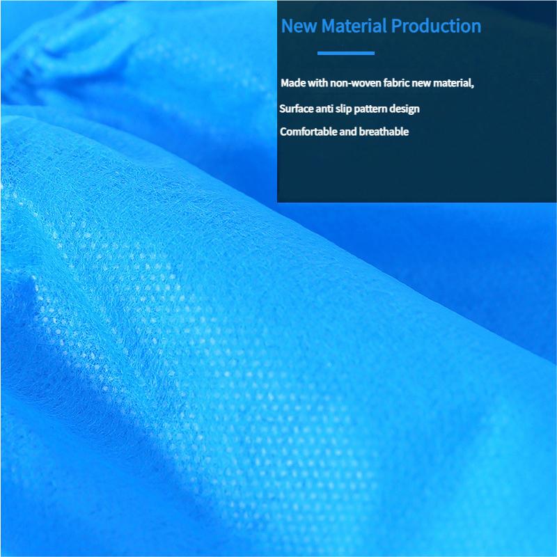 100 шт. Одноразовые Нескользящие Бахилы Толстые Нетканые Арктико-стойкие Разлагаемые для Дома Посещения Больницы Баня Сауна Защита