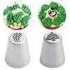 1Pc Christmas Cream Cake Icing Piping Nozzles Set Kitchen Tree Snowflake Cupcake Decorating Flower Mouth Pastry Baking Tools