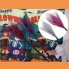 35 Inch Halloween Witch Broom Scary Halloween Props Cosplay Witch Broom Props Ornament Halloween Gift for Halloween Birthday Supplies Cosplay Favors