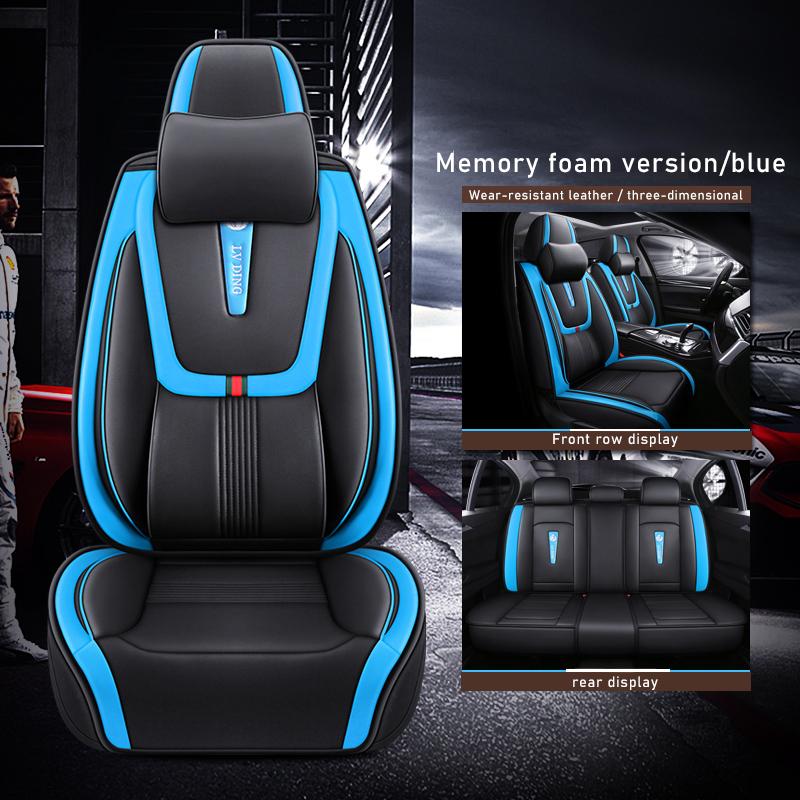 ZHOUSHENGLEE Leather Car Seat Covers For Honda Civic Accord CR-V Fit Odyssey Pilot City Jazz Vezel Elysion Jade Car Accessories