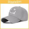 Spring Autumn Embroidered Facial Expression Baseball Cap With Sun Shade For Men Women Outdoor Sports
