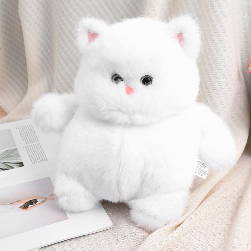 Плюшевая игрушка-кошка, имитация кошки, мягкий котенок, милая кукла-кошка, игрушки для питомцев, декор для дома, подарок для девочки на день рождения