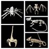Party Bat Halloween Decoration Home Trick Props Plastic  Bones Artificial Skull Animal Skeleton