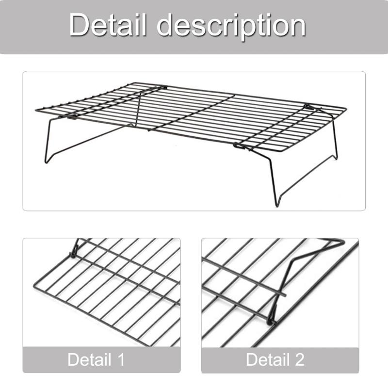 Durable Iron Baking Rack For Treats Bread And Snacks Providing 5 Level Space Saving Structure And Smooth Coating