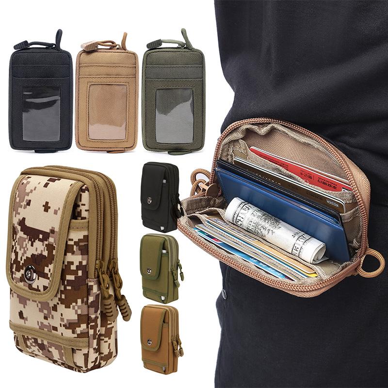 Охотничья поясная сумка для добычи EDC Molle Подсумок Мини-держатель для ключей и кошелька Чехол для мобильного телефона Кошелек для мелочи Набор для путешествий Поясная сумка Поясная сумка