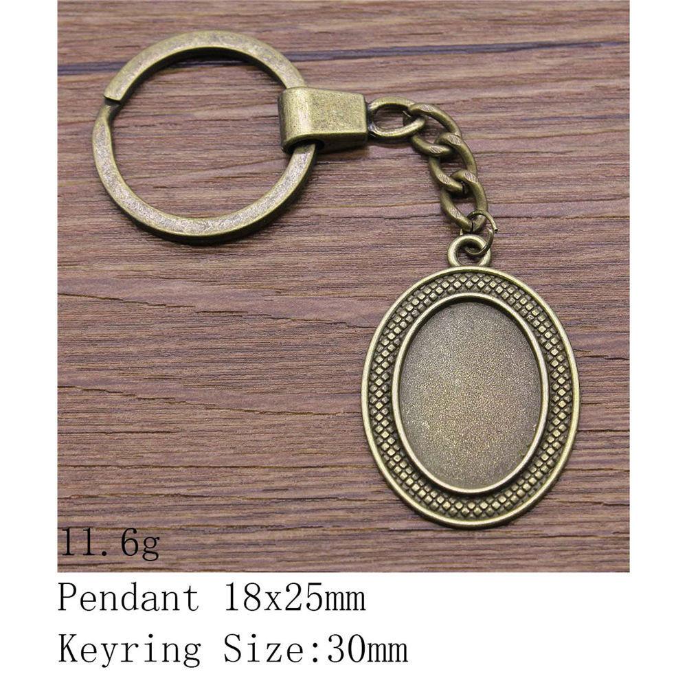 Брелки для ключей на выпускной Пара Сердце Эллиптический стеклянный кабошон База Подставка Брелки Дешевые Милые Вещи Брелок в виде самолета