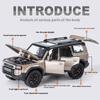 FAJC5 1:32 TOYOTA PRADO Land Cruiser Off Road Vehicle Metal Alloy Diecast Model Car Outdoor Display Collectibles Decorative Gift Boy