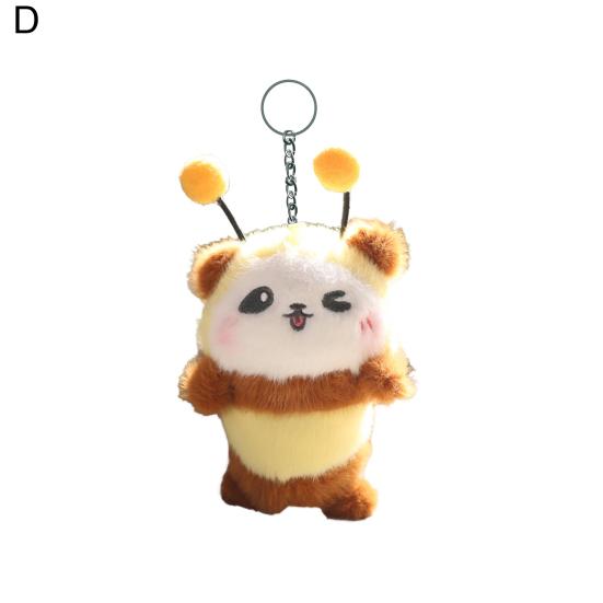 Мультяшная кукла в форме пчелы для девочек и мальчиков, плюшевая кукла, брелок, рюкзак, автомобильный кулон, мягкая игрушка, брелок, сумка, аксессуары