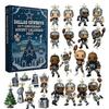 2025 Christmas Countdown Calendar Dallas Cowboys Theme Blind Box Acrylic Christmas Tree Ornaments Holiday Decorations Collection