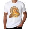 Mucha Zodiac Футболка Блузка топы мужские высокие футболки