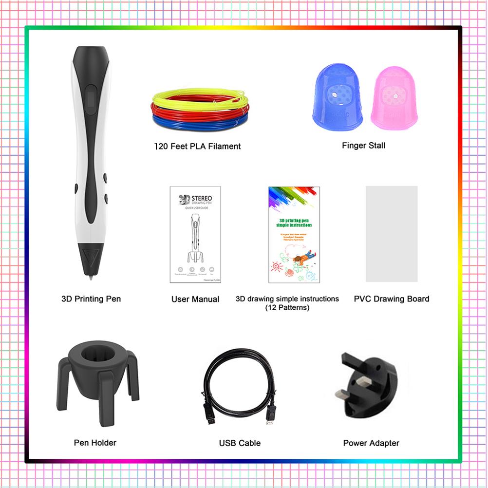 3D-принтер, ручка, 3D-рисунок для детей, взрослых, искусства и ремесел, забавные игрушки, подарок