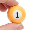 Numbered Billiard Balls Resin Mini Billiard Balls Set Durable Billiard Ball Set  Game Room