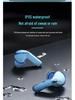 Transparent Bluetooth Earbuds with Charging Cable