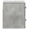 Wall Mounted Nightstand Concrete Grey 34.5 x 33 x 40 cm
