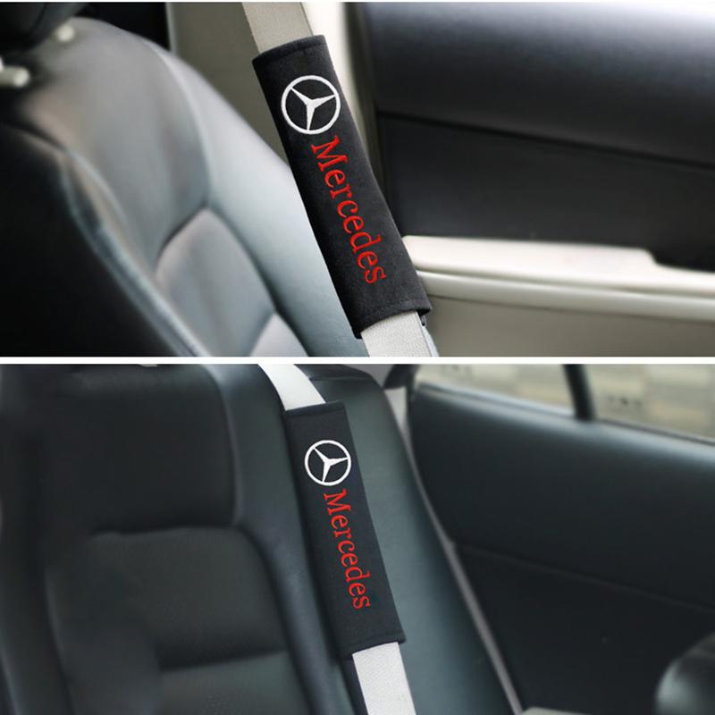 New Cotton flannel carbon fiber protection Cover for Mercedes Benz B/C/E Class A Class C200L GLC GLK CLA GLA sticker HJ-M-BENC