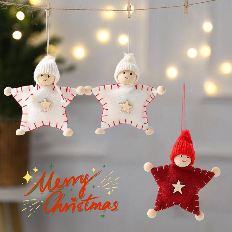 New Year 2026 Christmas Tree Ornament Xmas Doll Santa Claus Hanging Pendant Festival Gifts for Favor Christmas Home Decoration