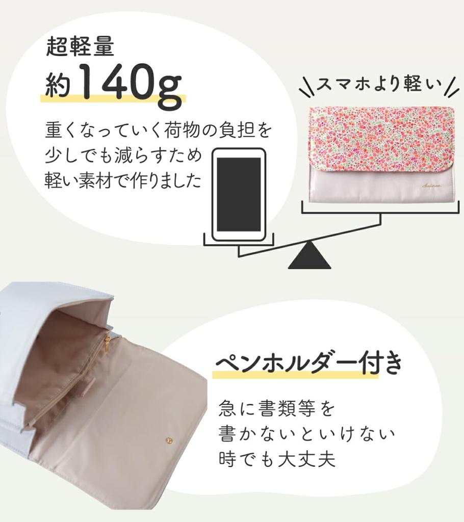 Чехол для ноутбука для беременных Liberty Print, темно-синий 1000907 [Inujirushi Honpo]