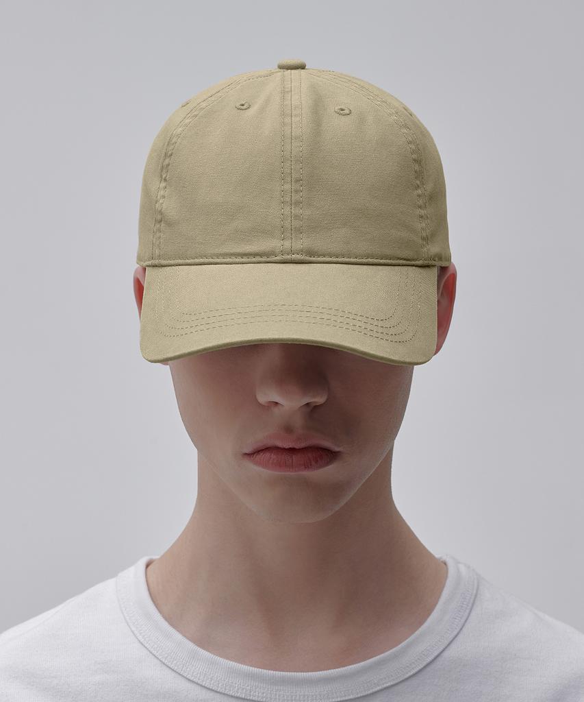 MUSINSA STANDARD Cotton Washed Ball Cap [Beige]