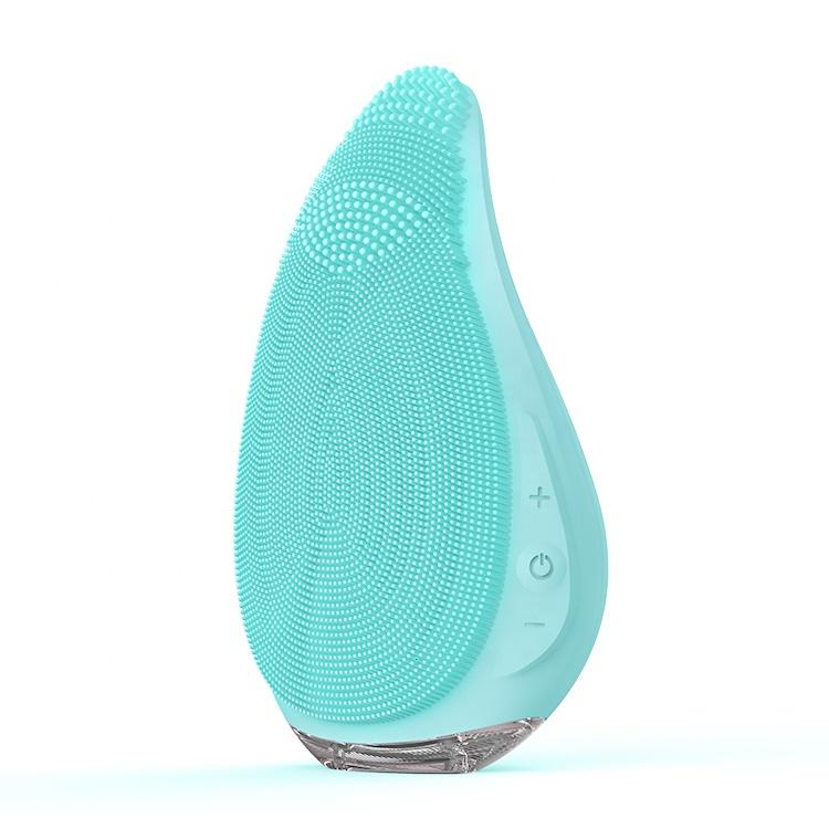 Waterproof Silicone Ultrasonic Facial Cleansing Brush Facial Deep Pore Skin Care Scrub Cleanser Tool