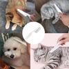 RICISUNG Расческа от блох из нержавеющей стали для домашних животных для собак и для ухода за шерстью, гребень-очиститель для удаления шерсти, кошек, щетка,